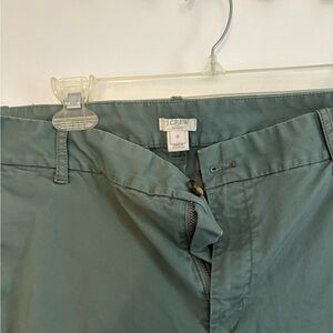J.Crew Stretch Pants in Soft Green
